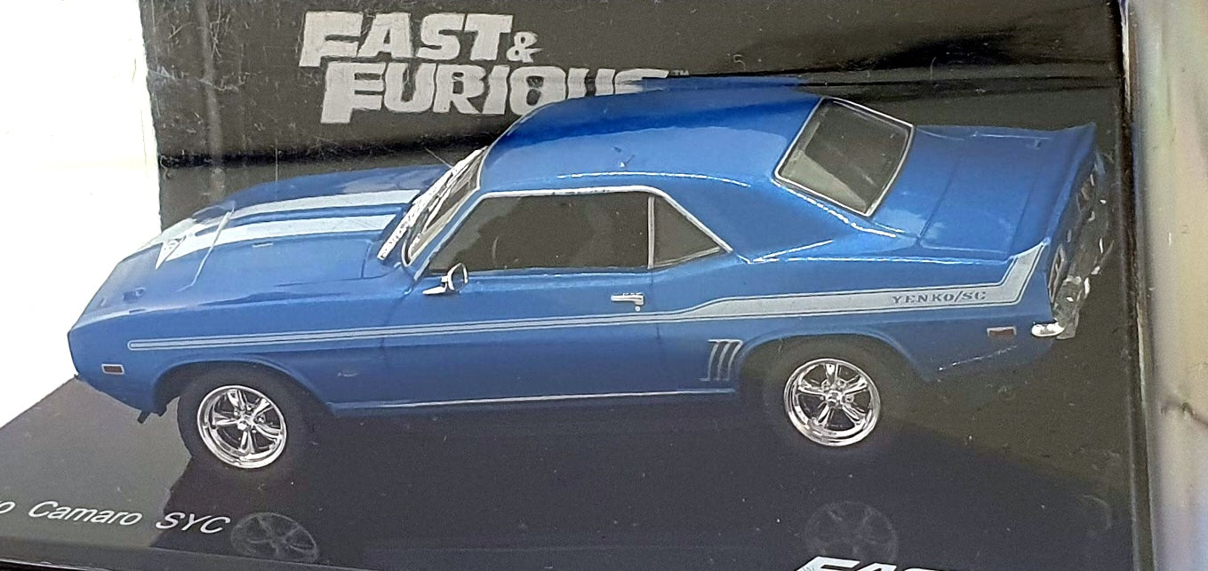 DeAgostini 1/43 Scale F220CMC009 - Fast and Furious Yenko Camaro SYC - Met. Blue