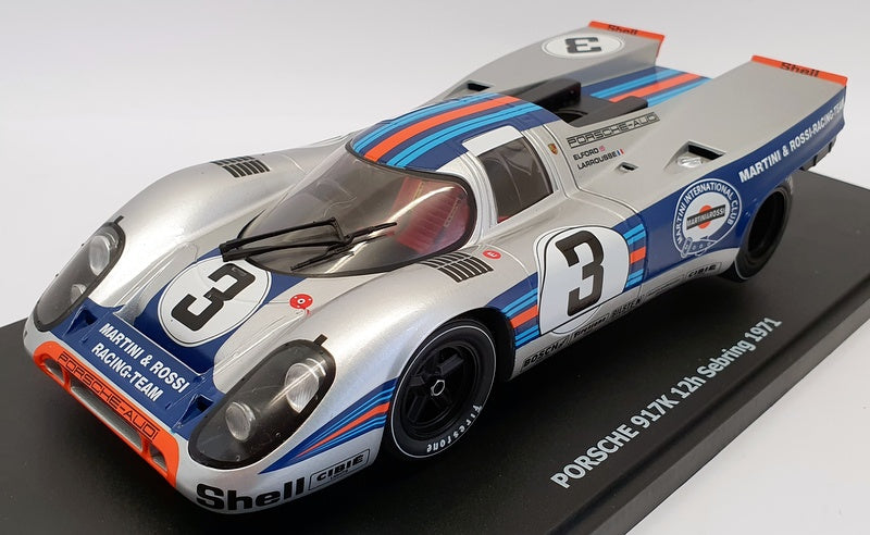 CMR 1/18 Scale Diecast CMR132 - Porsche 917K Martini Livery Sebring '71 #3