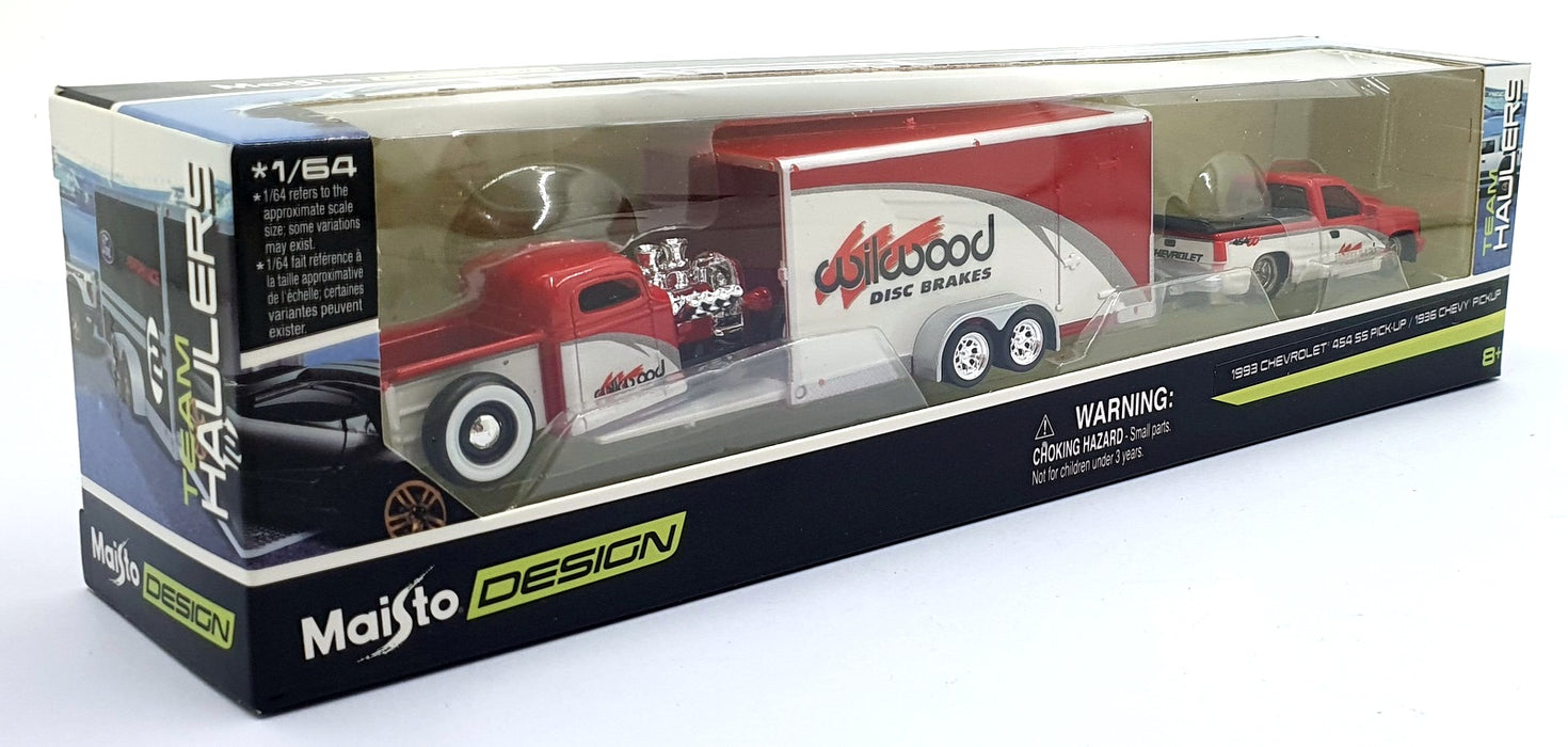 Maisto 1/64 Scale Diecast 11404 1993 Chevrolet 454 SS Pick Up/'36 Chevvy Pick Up