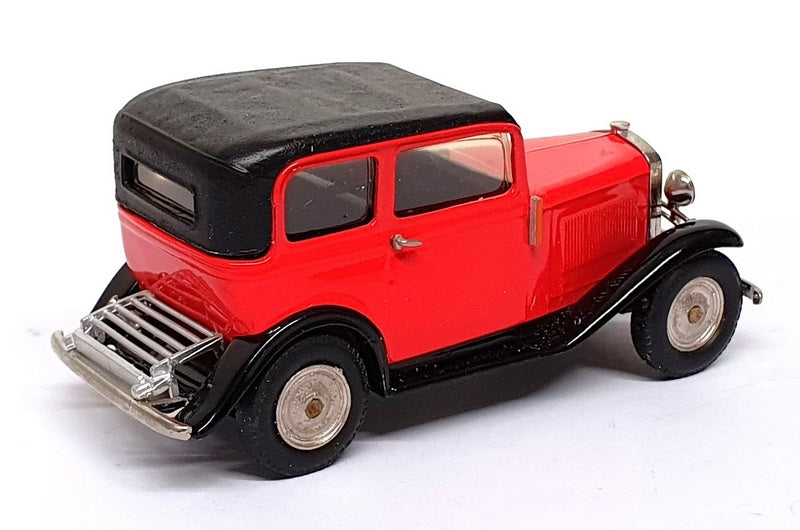 Metal 43 1/43 Scale 001012 - 1932 Opel 1.2 Litre - Red/Black