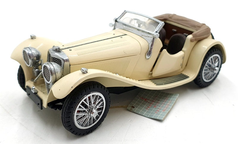 Franklin Mint 1/24 Scale Diecast 6525J - 1933 Jaguar SS-100 - Cream