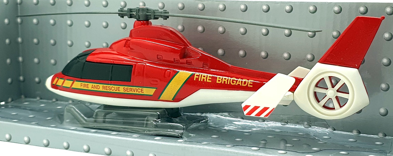 Cararama 1/43 Scale 096514 - Fire Brigade Helicopter - Red