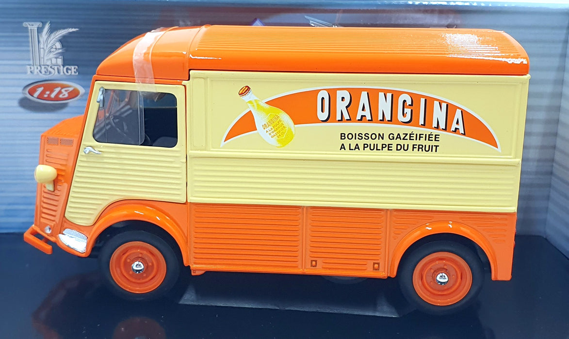 Solido 1/18 Scale Diecast 8409.02 - Citroen HY Orangina 1962 - Orange/Cream