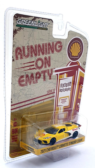 Greenlight 1/64 Scale 41130-E  - 2021 Chevrolet Corvette Stingray Coupe - Yellow
