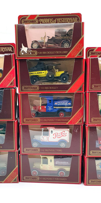 Matchbox Models Of Yesteryear MBSET13B - Collection Of 13 Assorted Vans