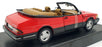 Anson 1/18 Scale Diecast 30307-W - Saab 900 Turbo Cabriolet - Red