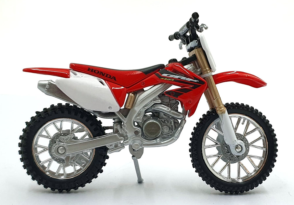 Burago 1/18 Scale 18-51023 - Honda CRF45OR Motorbike - Red