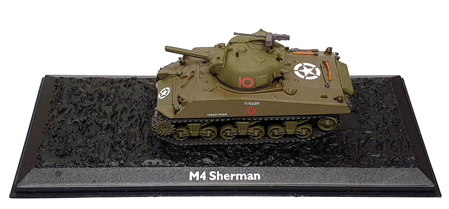 Atlas Editions 1/72 Scale Diecast 4660 102 - M4 Sherman Tank