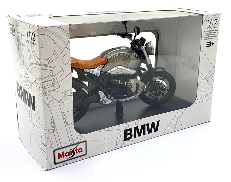 Maisto 1/12 Scale 32701 - BMW R NineT Scrambler - Silver