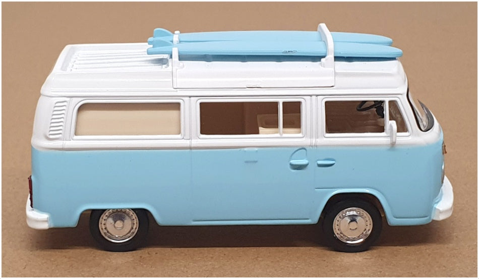 Norev 1/43 Scale Diecast 841100 - Volkswagen T2 Combi - Lt Blue/White