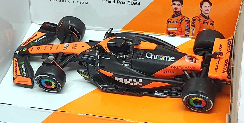 Burago 1/43 Scale 18-38177P - F1 McLaren MCL38 Miami GP 2024 #81 Piastri