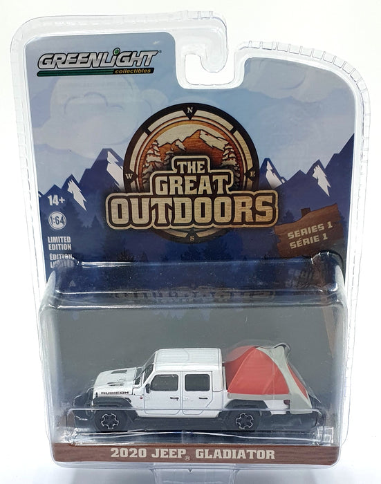 Greenlight 1/64 Scale 38010-D - 2020 Jeep Gladiator - White