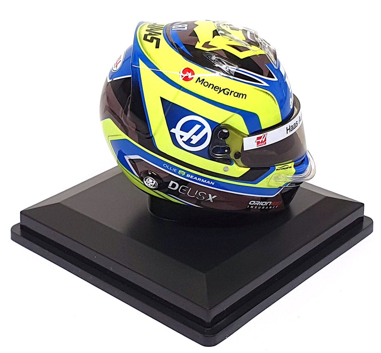 Spark 1/5 Scale 5HF183 - Helmet Ollie Bearman MoneyGram Haas F1 Team 2025