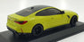 Minichamps 1/18 Scale Diecast 155 020120 - 2020 BMW M4 - Yellow