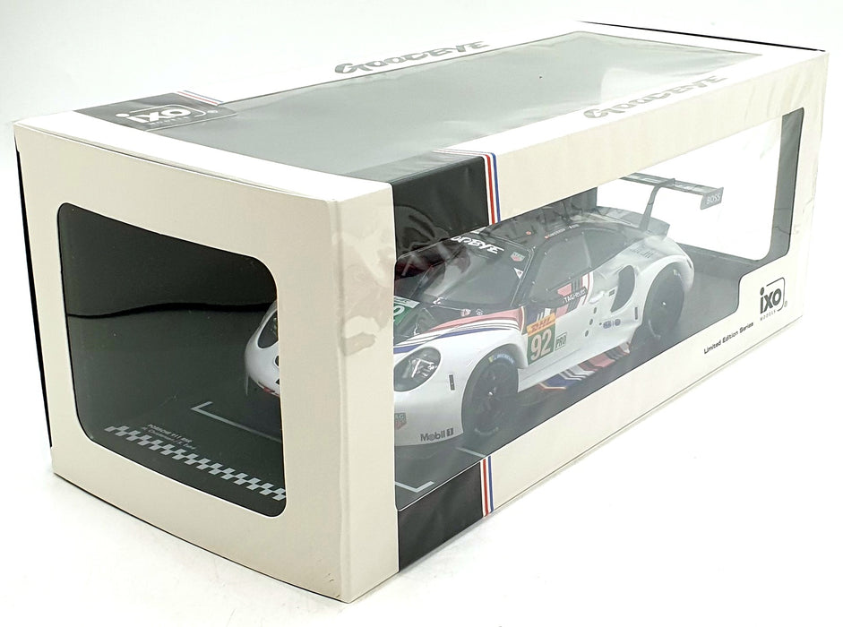 IXO 1/18 Scale LEGT18-23030 - Porsche 911 RSR #92 WEC Race 8h Bahrain 2022