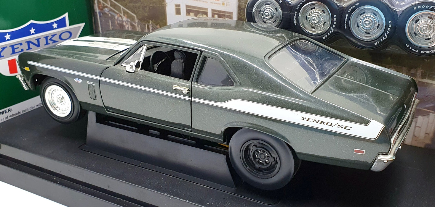 Ertl 1/18 Scale 29412P - 1969 Yenko Nova 427 Street/Strip - Green