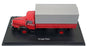 Schuco 1/43 Scale Diecast 03031 - Krupp Titan Canvas Truck - Red/Grey