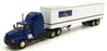 PEM 30cm Long Diecast M70507 Kenworth T600A Stevens Transport Truck - Blue/White