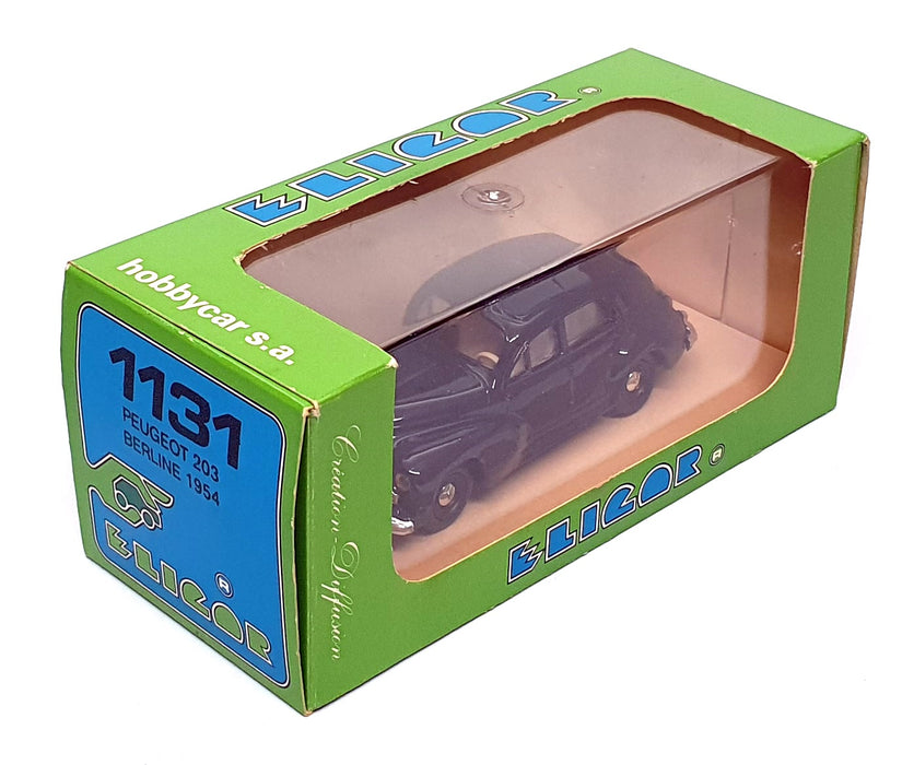 Eligor 1/43 Scale Diecast 1131 - 1954 Peugeot 203 Berline - Dk. Blue
