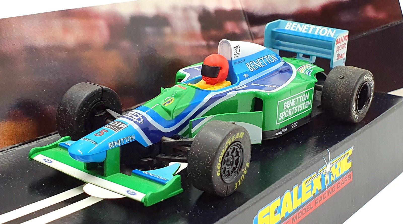 Scalextric 1/32 Scale Slotcar C237 - Ford Benetton B193 #5 1994 - Red Helmet