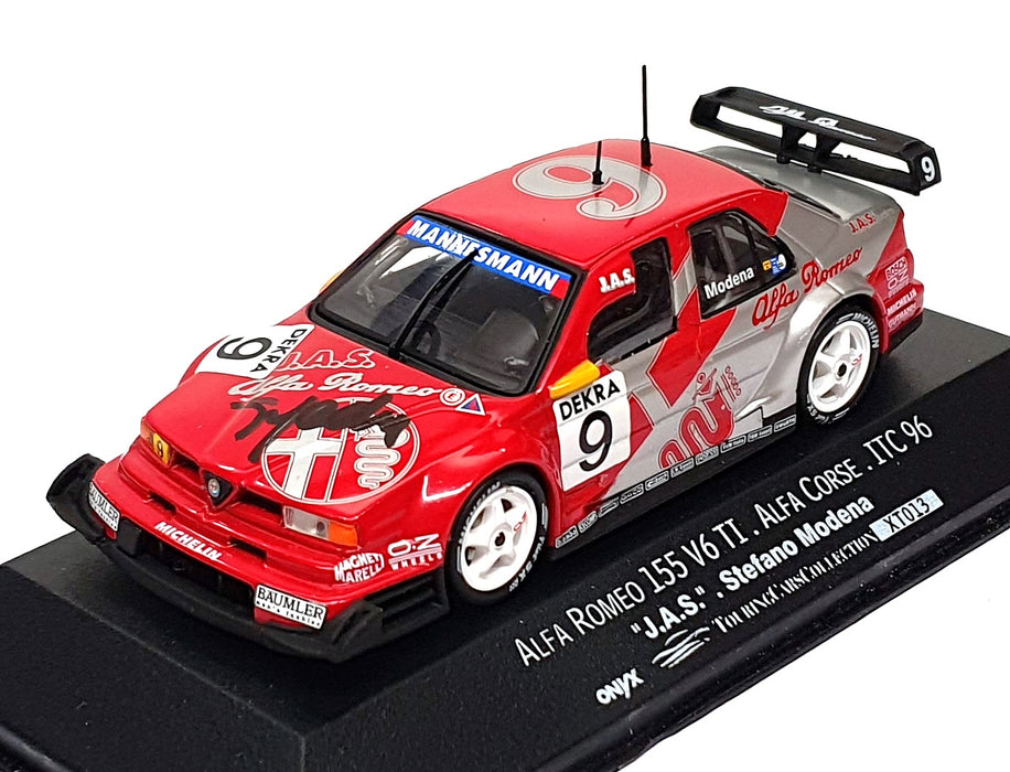 Onyx 1/43 Scale XT013 - Alfa Romeo 155 V6 TI Alfa Corse ITC 96 #9 Modena SIGNED