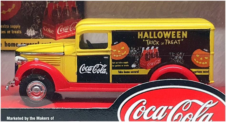 Matchbox 10.5cm Long Diecast 92468 - 1937 GMC Panel Van (Halloween) Coca Cola