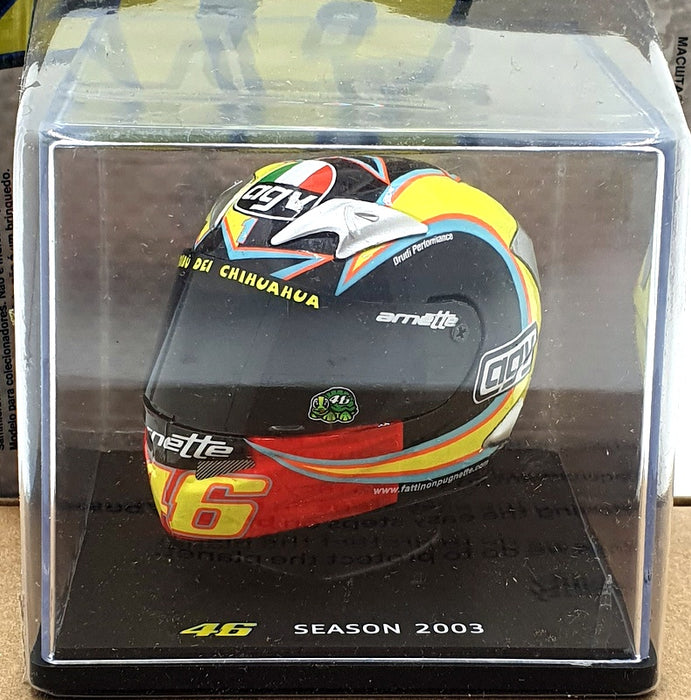Altaya 1/5 Scale MT9ALA0017 Helmet MotoGP Valentino Rossi Season 2003 #46