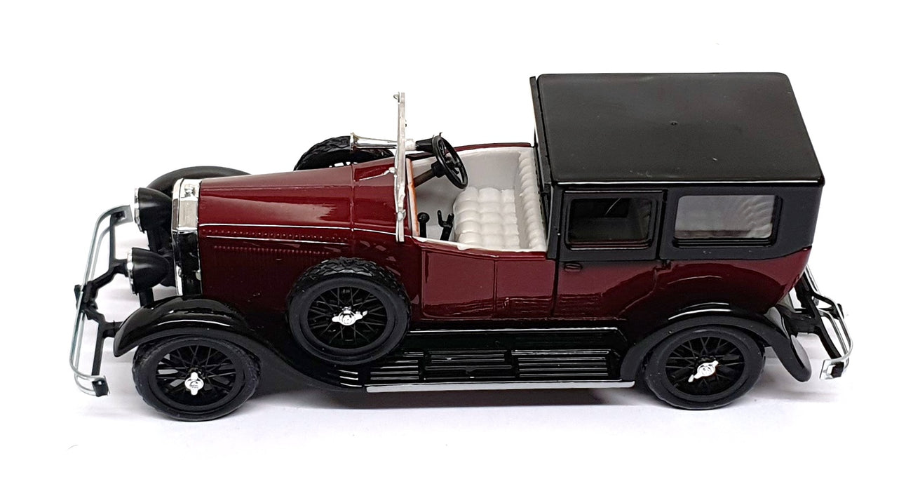 Rio 1/43 Scale No. 9 - 1926 Isotta Fraschini 8a Scoperta - Maroon/Black