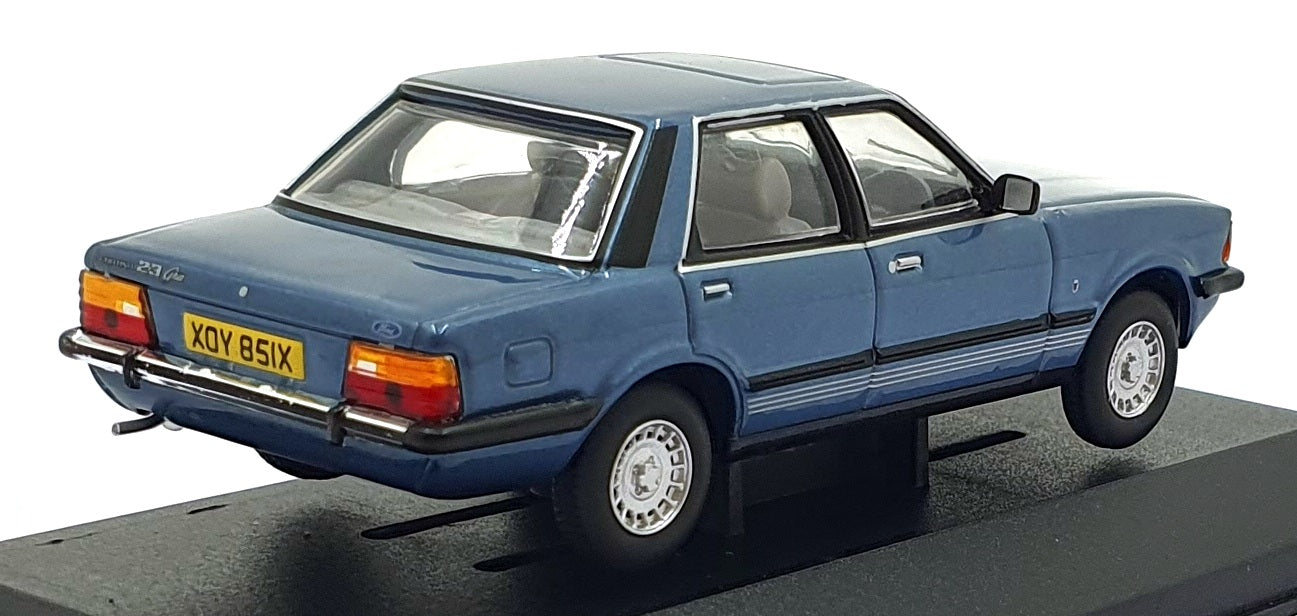 Vanguards 1/43 Scale Diecast VA15007 - Ford Cortina Mk4 2.3 Ghia - Titan Blue