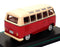 Cararama 1/43 Scale CARA27 - Volkswagen VW Samba Bus - Beige/Red
