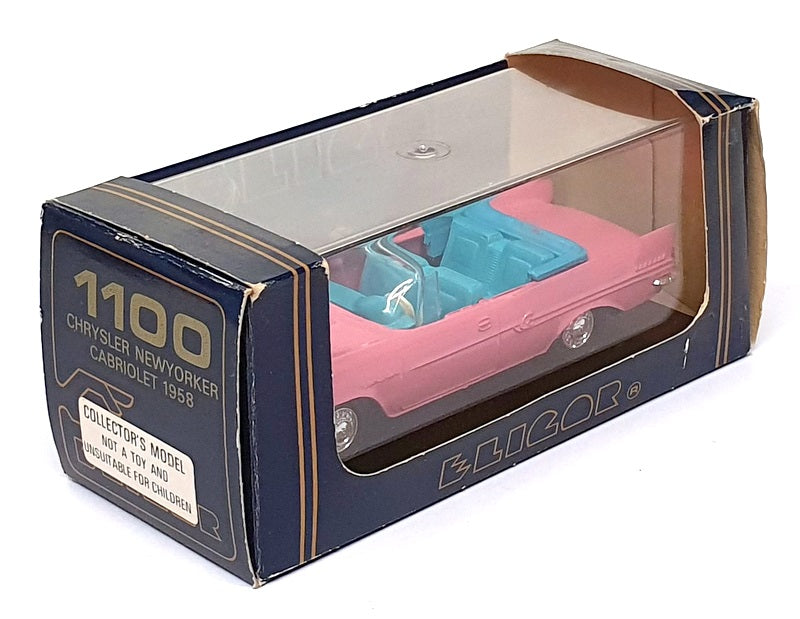 Eligor 1/43 Scale Diecast 1100 - 1958 Chrysler Newyorker Cabriolet - Pink