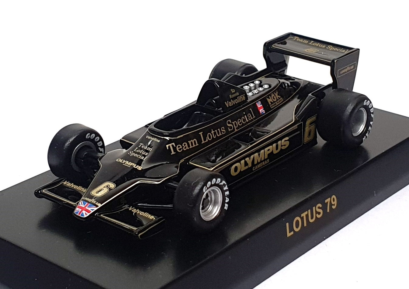 Kyosho 1/64 Scale 64L79RP - F1 Lotus 79 #6 Ronnie Peterson - Black