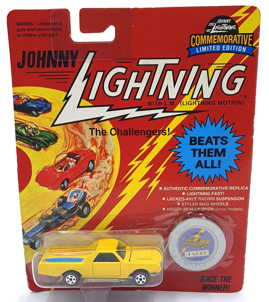Johnny Lightning 1/64 Scale 100-170 The Challengers Chevrolet El Camino Yellow