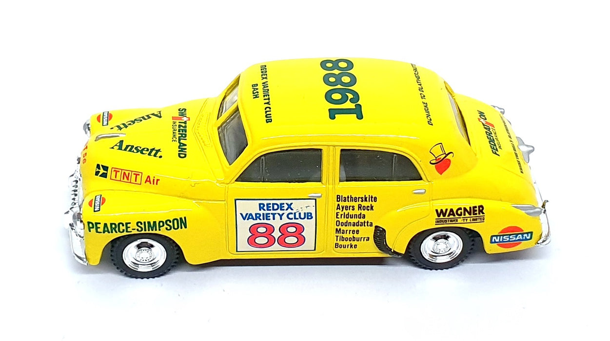 Trax 1/43 Scale Diecast 8001B - FJ Holden Sedan Redex Bash 88 - Yellow