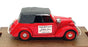 Brumm 1/43 Scale R84 - 1937-39 Fiat 508C 1100 Vigili Del Fuoco - Red