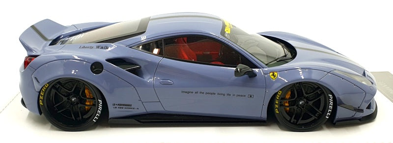 JEC 1/18 Scale Resin J01-01 - Ferrari LB 488 GTB Liberty Walk - Grey