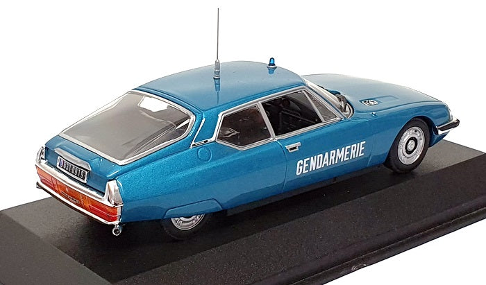 Minichamps 1/43 Scale 400 111090 - 1970 Citroen SM Gendarmerie - Met. Blue