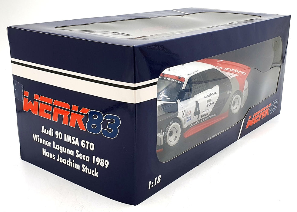 Werk83 1/18 Scale Diecast  W1806005 - Audi 90 IMSA GTO #4 Stuck