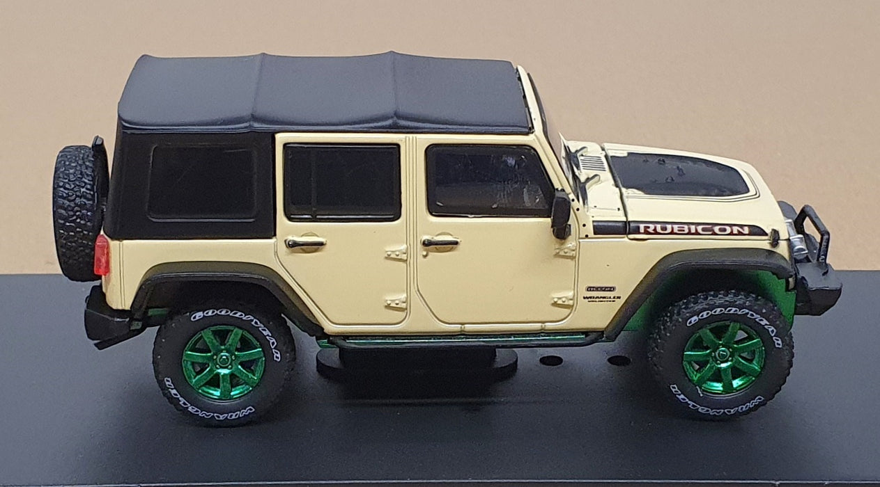 Greenlight 1/43 Scale 86188 - 2018 Jeep Wrangler Rubicon Gobi Yellow - CHASE