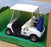 Welly 9.5cm Long Pull Back & Go 391565 - Golf Car - White