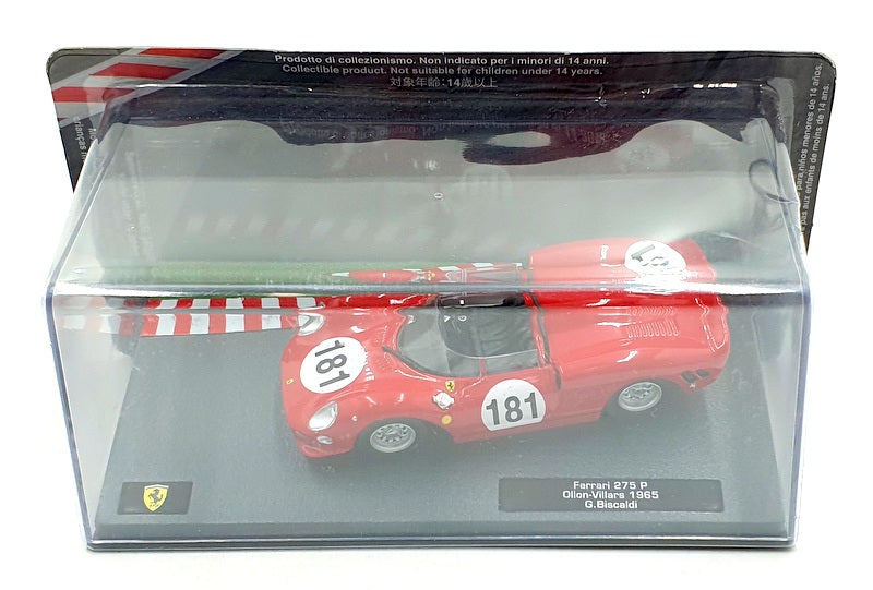 Altaya 1/43 Scale 28424P Ferrari 275 P #181 Ollon-Villars 1965