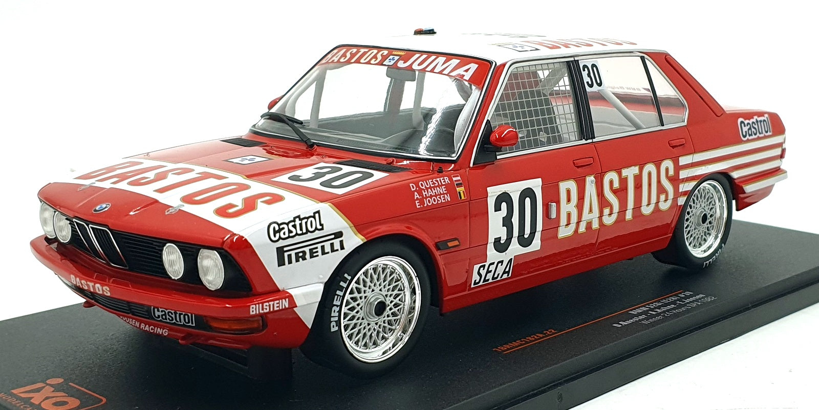 IXO 1/18 Scale 18RMC182A.22 - BMW 528i (E28) #30 1st 24h SPA 1982