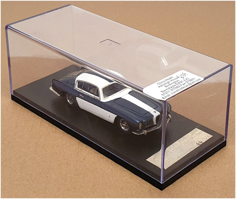 ABC Brianza 1/43 Scale 173 - Alfa Romeo 2000 Abarth Ghia 1954 - Blue/White