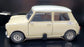 Solido 1/18 Scale Diecast  27411 - Austin Mini Cooper Mini 35 - Cream/White