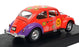 Road Signature 1/18 Scale 92079 - 1967 Volkswagen Beetle - Flower Power Red