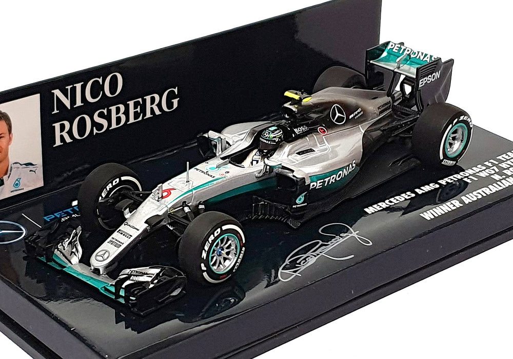 Minichamps 1/43 Scale 410 160006 - F1 Mercedes AMG 1st Australia GP 2016 Rosberg