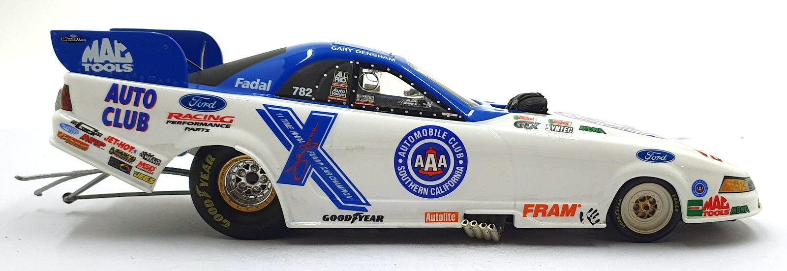 Action 1/24 Scale 106665 - Mustang Funny Car Dragster 2004 - Densham