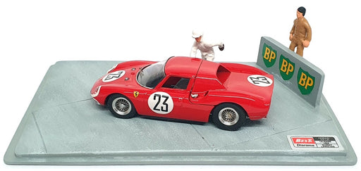 Best 1/43 Scale Diorama 9604 - Ferrari 250 LM Le Mans 1964 #23 Dumay-Lamglois