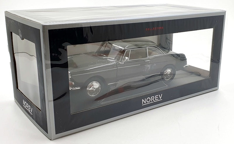 Norev 1/18 Scale 184834 - 1967 Peugeot 404 Coupe - Graphite Grey
