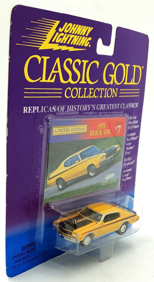 Johnny Lightning 1/64 Scale 404-02 Classic Gold 1970 Buick GSX - Yellow